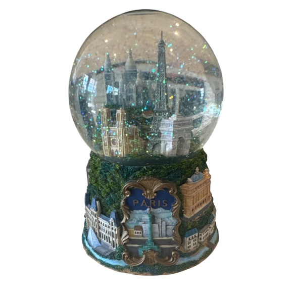 San Francisco Music Box Company Other - Paris Musical Snow Globe Eiffel Tower La Vie En Rose San Francisco Music Box Co